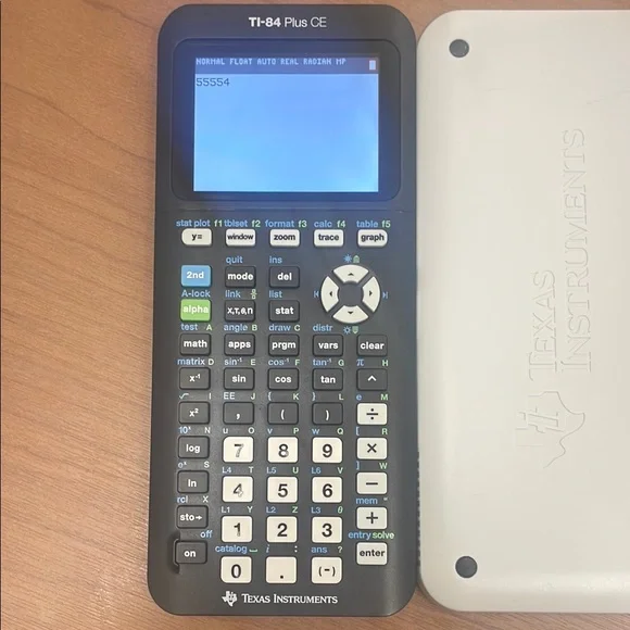 Texas Instruments TI-84 Plus CE Graphing Calculator in Black and White - Picture 2 of 4